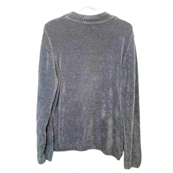 Alfred Dunner Embroidered sweater, looks and feels like the velour, Size Medium - Picture 2 of 8